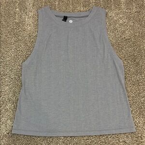 Lululemon Lab Ribbed Slim Fit high neck tank top